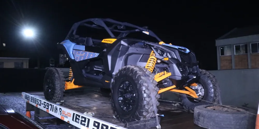 Eles foram flagrados na PR-151