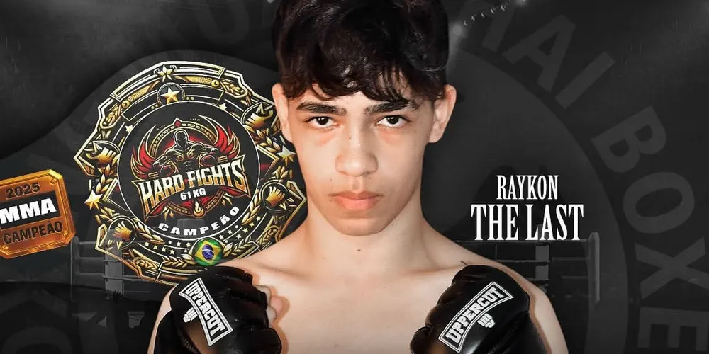 Raykon 'The Last' Zenidim é o mais novo da família de lutadores ponta-grossenses