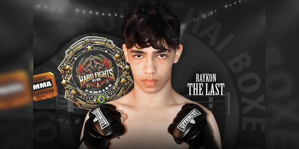 Raykon 'The Last' Zenidim é o mais novo da família de lutadores ponta-grossenses