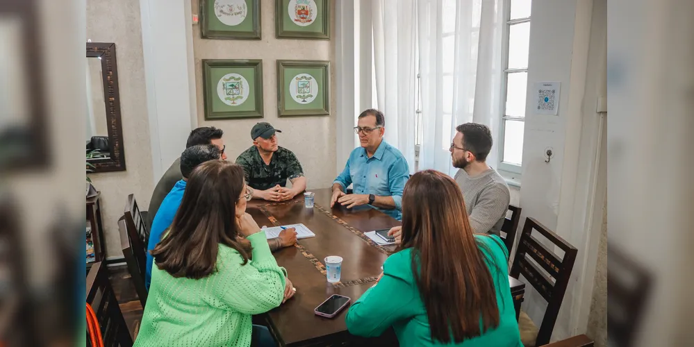 Vereadores e o prefeito Rildo Leonardi estiveram reunidos