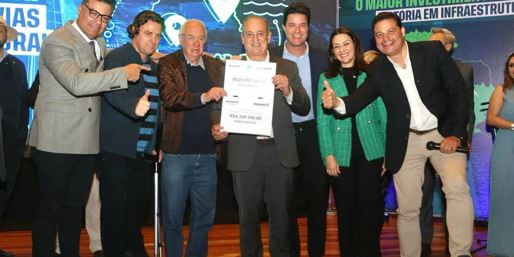 Reinaldo Cardoso esteve junto de lideranças do Estado para receber os investimentos