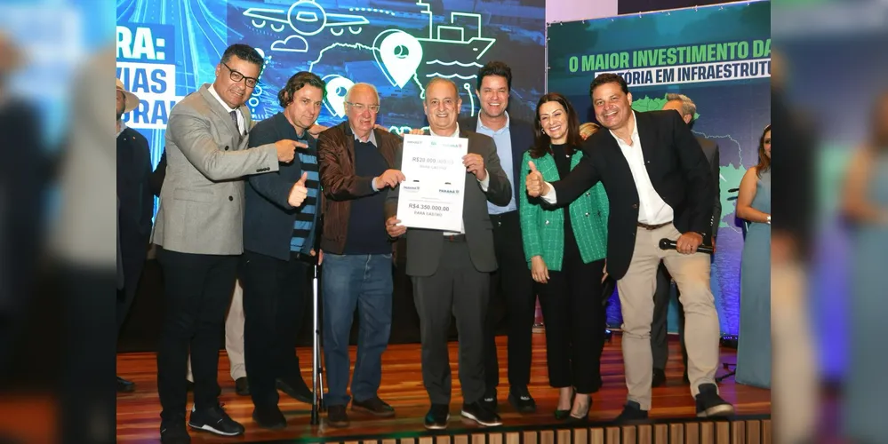 Reinaldo Cardoso esteve junto de lideranças do Estado para receber os investimentos