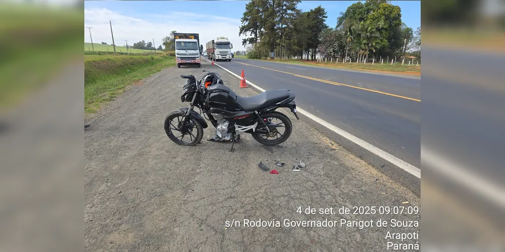 Condutor da moto tem 27 anos