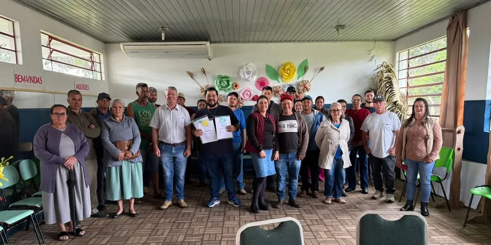 A reunião contou com a participação de vários moradores