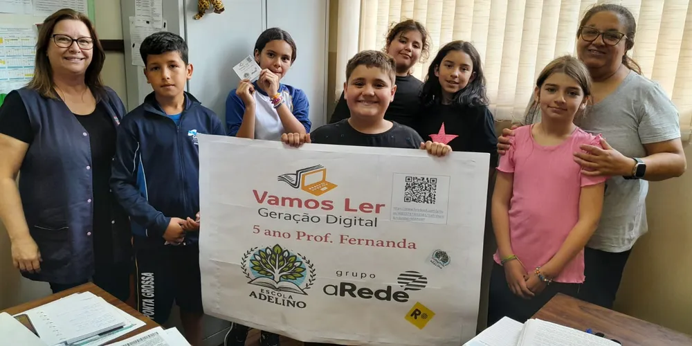 As dinâmicas realizadas pela turma contaram com amplo apoio das ferramentas e conteúdos do Vamos Ler