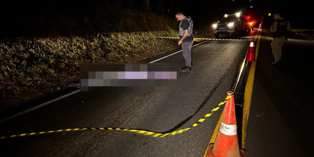 Homem morreu no local