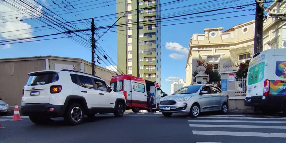 SAMU atendeu e liberou os condutores da ocorrência
