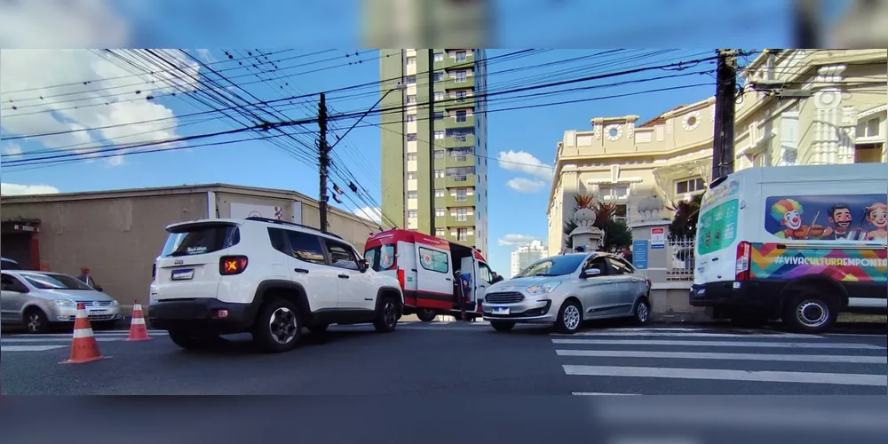 SAMU atendeu e liberou os condutores da ocorrência