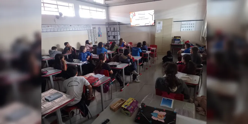 Conteúdo levou importantes noções aos alunos em sala de aula