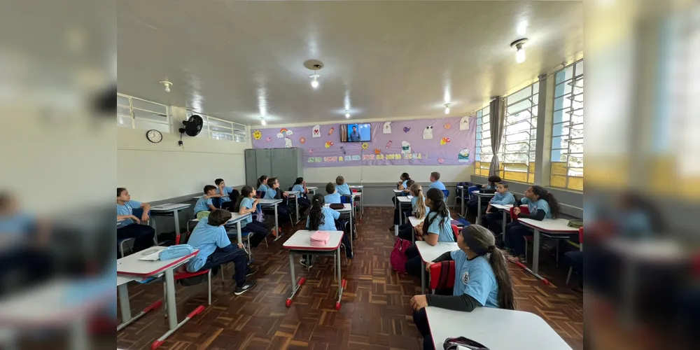 O conteúdo especial do Vamos Ler e Tetra Pak foi a base da turma para a realização das atividades