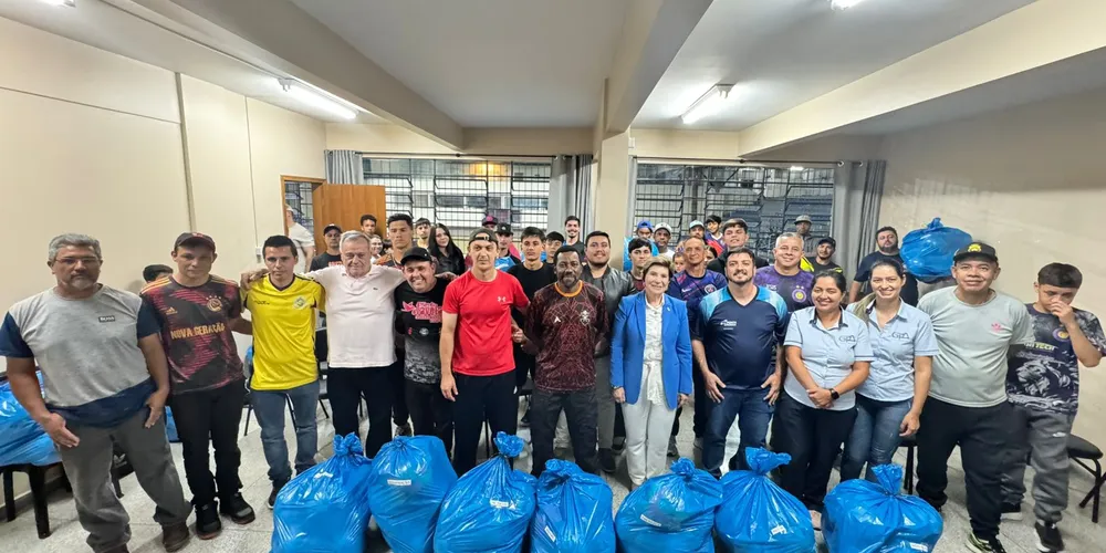 O evento foi realizado na sede da Secretaria de Esportes, no Ginásio Oscar Pereira