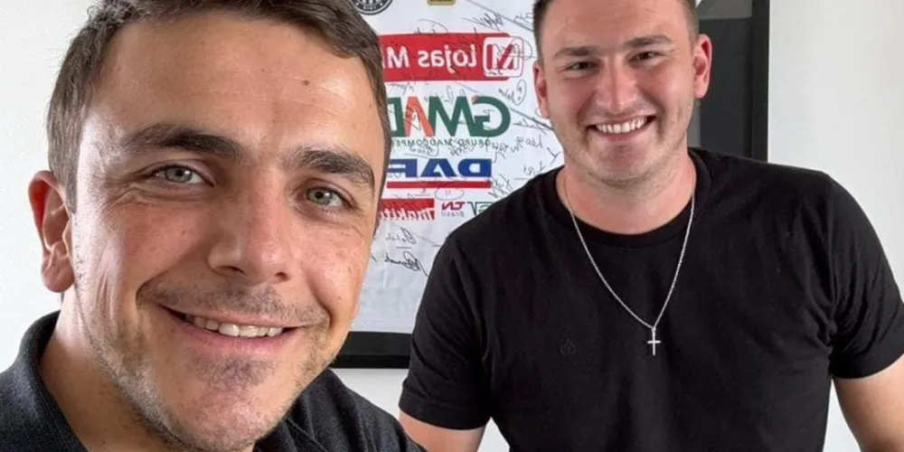 Aliel Machado e André Possebom estiveram reunidos