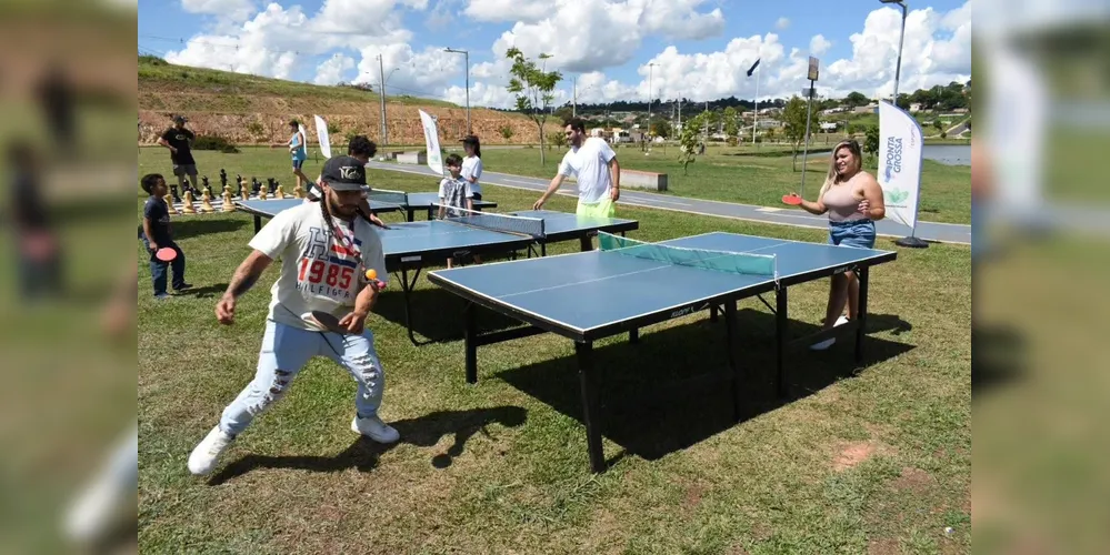 Os participantes poderão praticar diversas modalidades, como minifutebol, tênis de mesa e outros