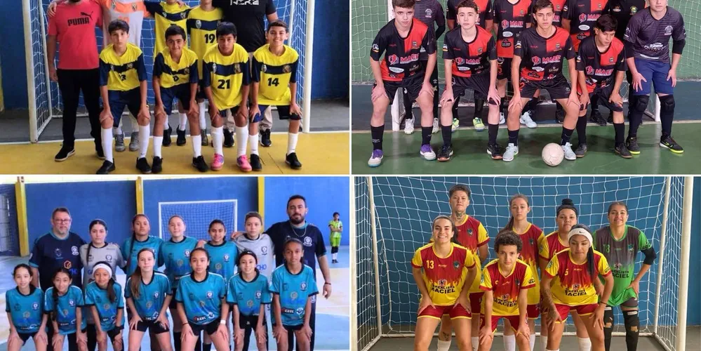 Equipes de Telêmaco Borba, Carambeí, Castro e Tibagi