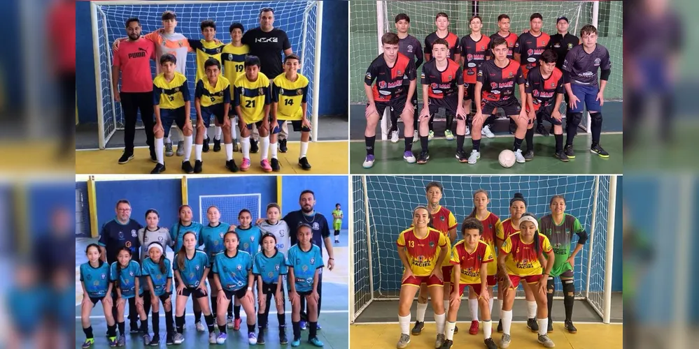 Equipes de Telêmaco Borba, Carambeí, Castro e Tibagi