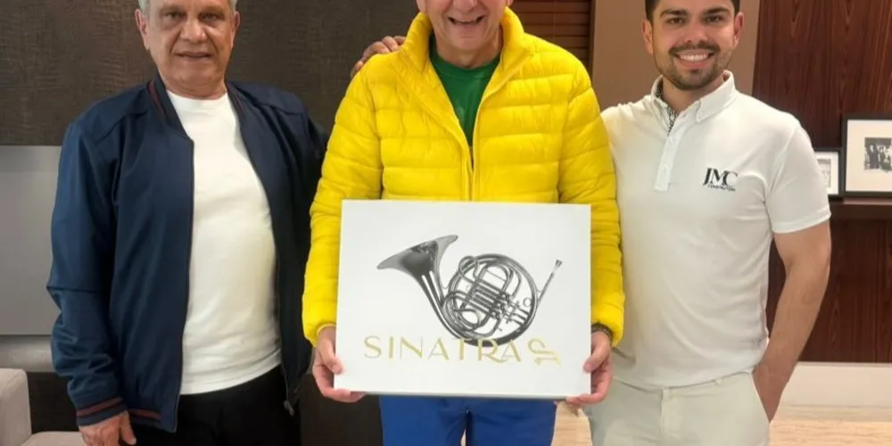 Jonas Chueire, Luciano Hang e Paulo Chueire.