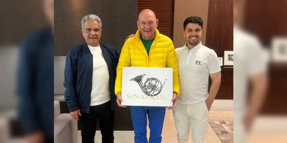 Jonas Chueire, Luciano Hang e Paulo Chueire.