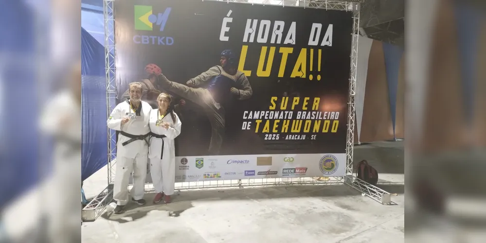 É a terceira vez que o casal viaja para a competição presentando Ponta Grossa e o Paraná