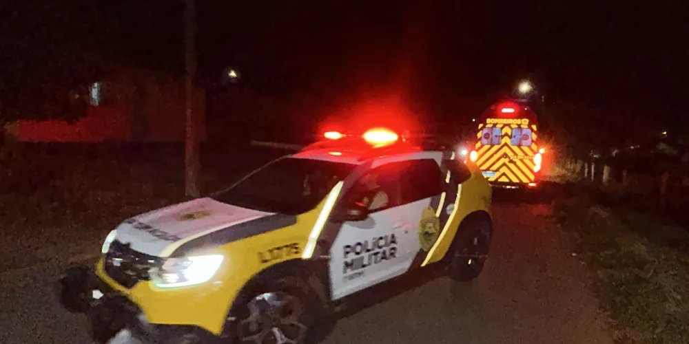 Agentes da Polícia Militar (PM) também prestaram atendimento à ocorrência