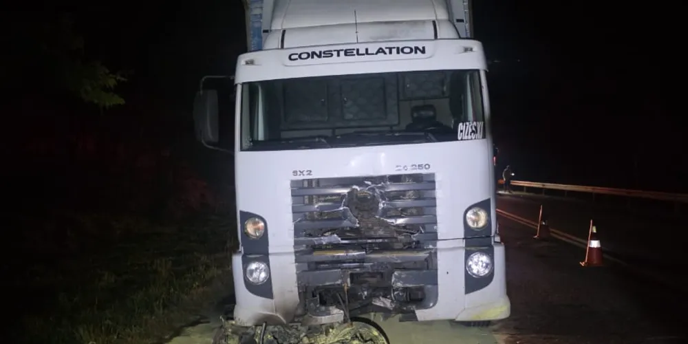 O condutor da motocicleta não resistiu aos ferimentos