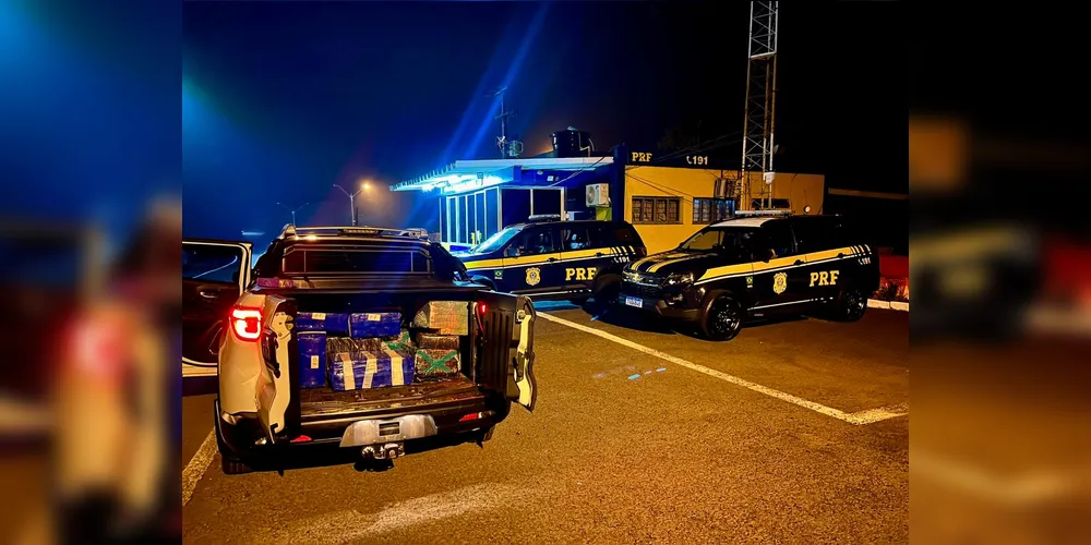 Diante dos fatos, o veículo e a carga, foram encaminhados à Delegacia de Polícia Federal de Guarapuava