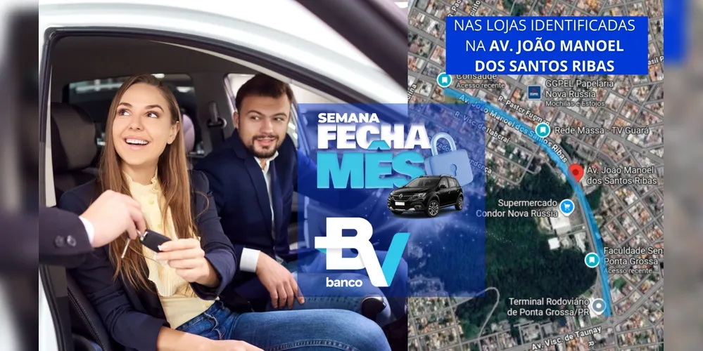 Diversas lojas de veículos da Av. João Manoel dos Santos Ribas participarão da ação especial