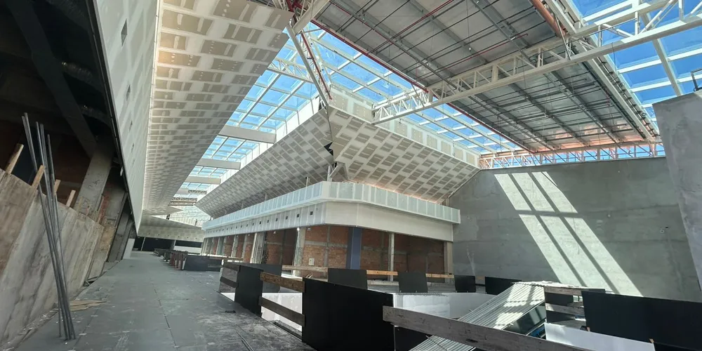 Equipe do Portal aRede visitou a obra do shopping Plaza Campos Gerais