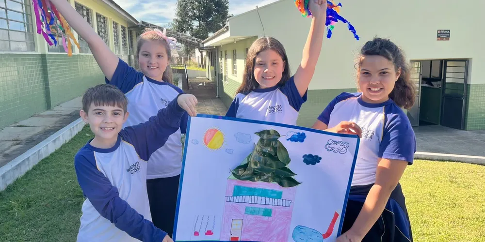 Após os estudos, os alunos partiram para a prática e criação a sua "casa dos sonhos"