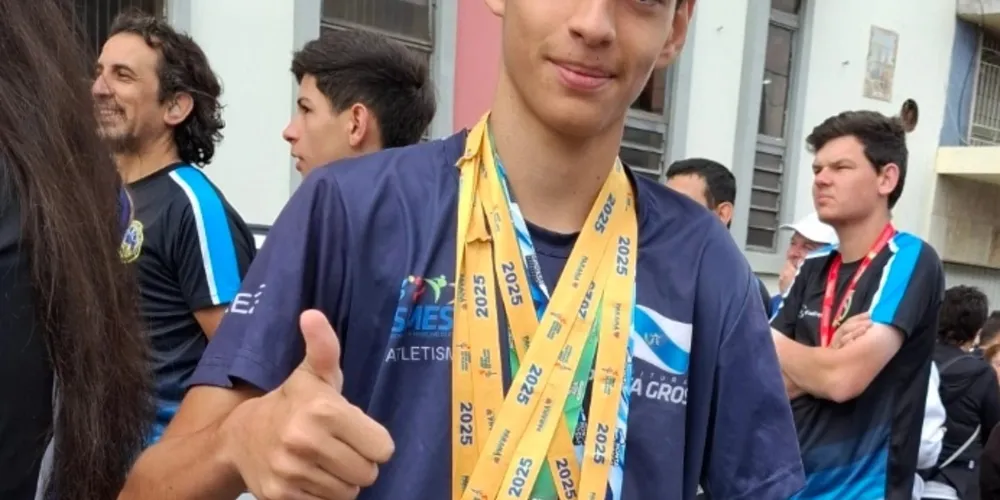 Júlio César estará representando o Paraná nas Paralimpíadas Escolares