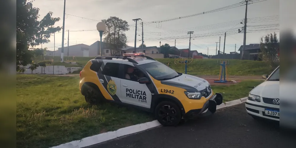 A Polícia Militar esteve no local para atender a ocorrência