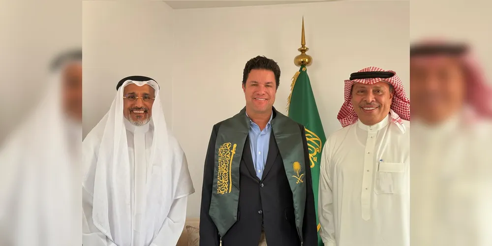 Secretário Guto Silva em Ryad, Arabia Saudita