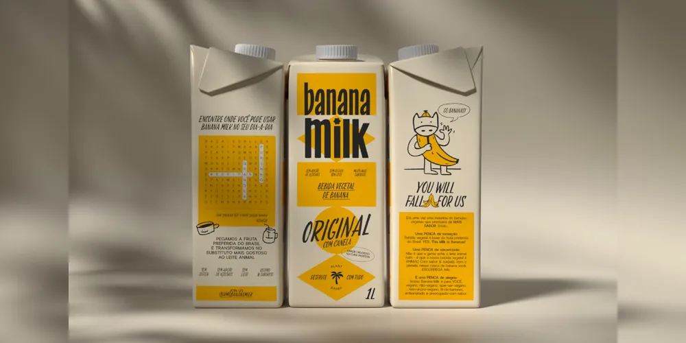 Banana Milk lança o primeiro leite vegetal feito à base de banana do país