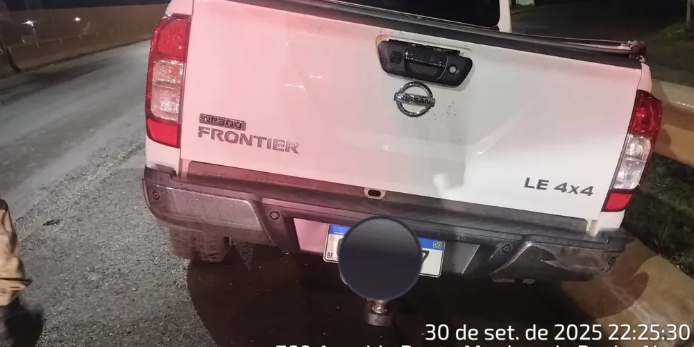 Carro foi removido ao pátio do Prv por medida de segurança