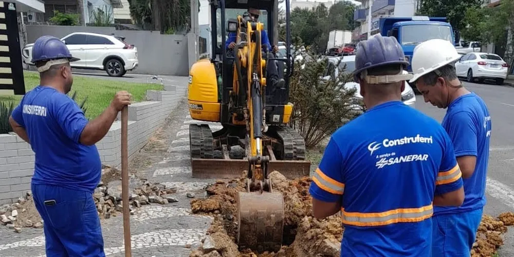 Serão interligados cerca de mil metros de tubulações