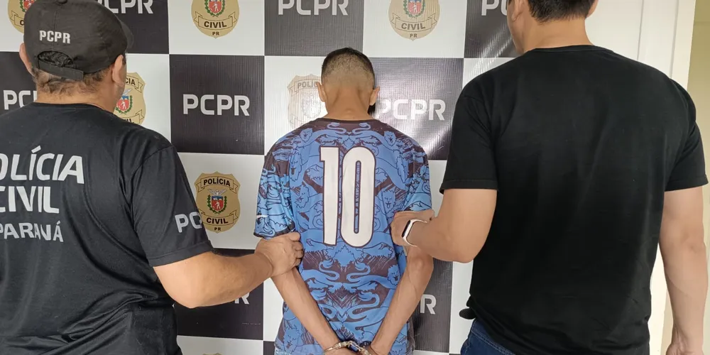 Suspeito foi preso pela Polícia Civil