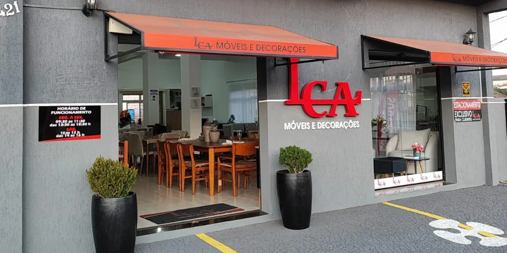 Loja está localizada na rua Dom Pedro I