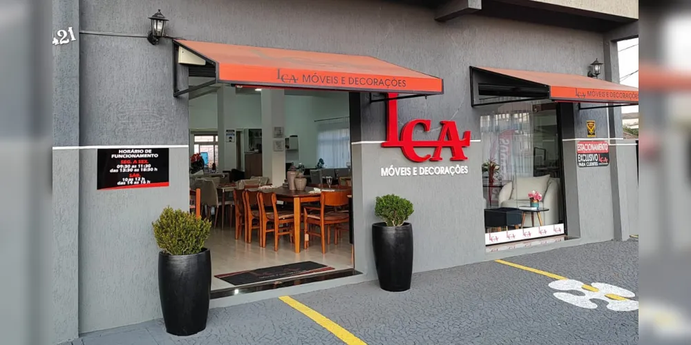Loja está localizada na rua Dom Pedro I