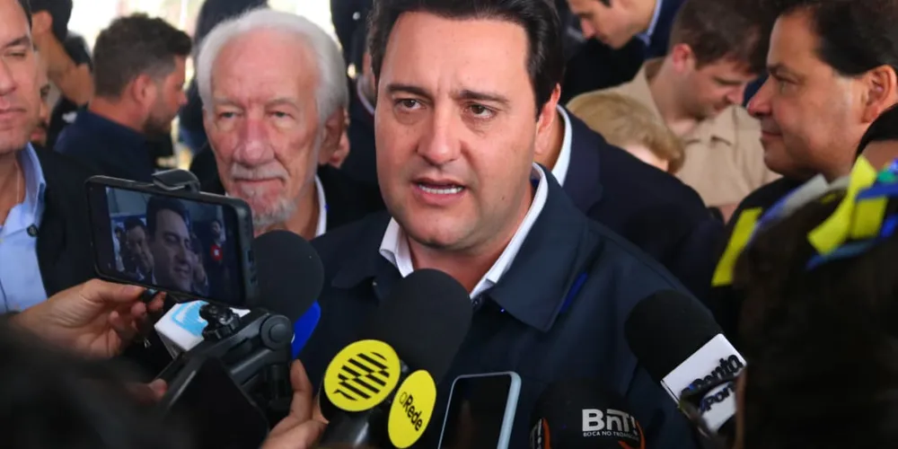 Ratinho Junior esteve em Ponta Grossa nesta sexta-feira (10)