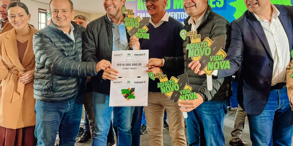 Recursos serão destinados aos projetos Asfalto Novo, Vida Nova, Meu Campinho