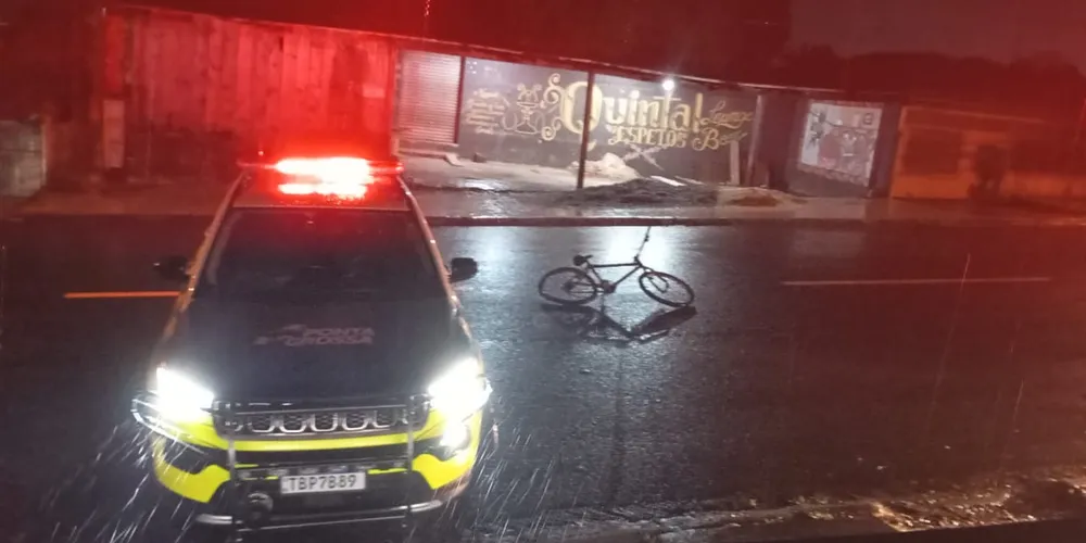 O ciclista foi encaminhado para a Upa Santana