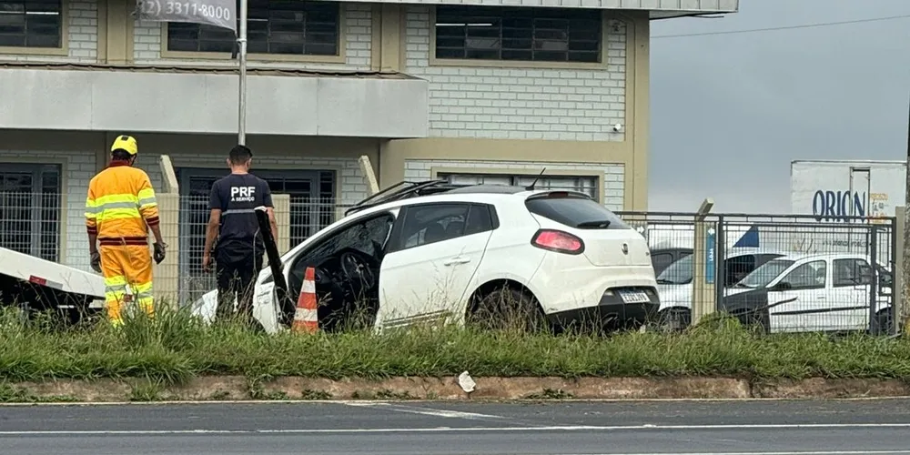 A PRF atendeu a ocorrência