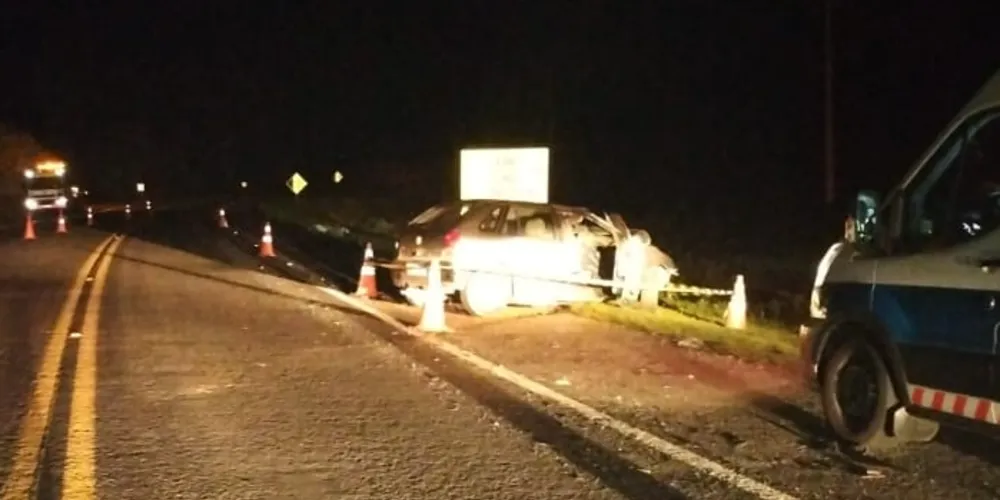 Acidente ocorreu no sentido Piraí do Sul - Jaguariaíva