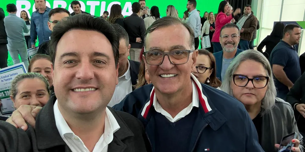 Ratinho Junior e Rildo Leonardi estiveram reunidos