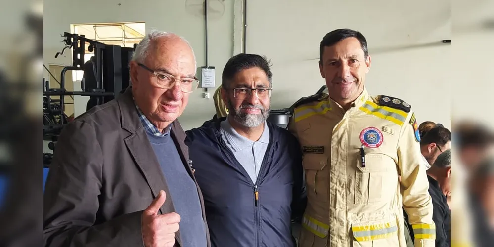 Reinaldo Cardoso, Günter Lesnau e André Lopes estiveram reunidos