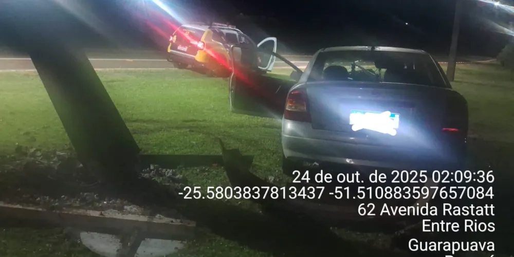 Vítima foi hospitalizada e encaminhada para Guarapuava