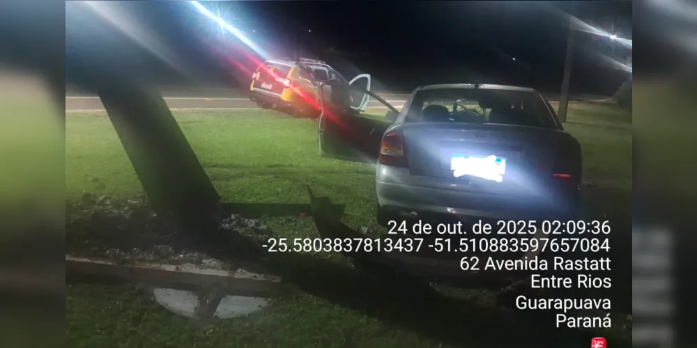 Vítima foi hospitalizada e encaminhada para Guarapuava