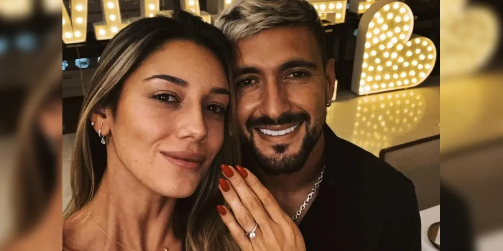 Camila Bastiani e Giorgian De Arrascaeta