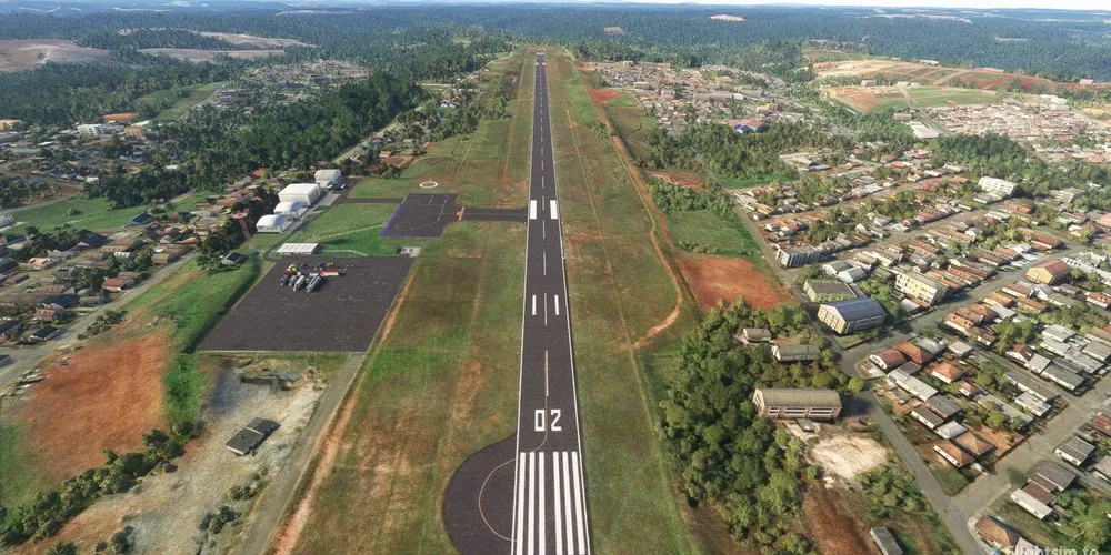 O Aeroporto Monte Alegre possui pista asfaltada de 1,8 mil metros de comprimento