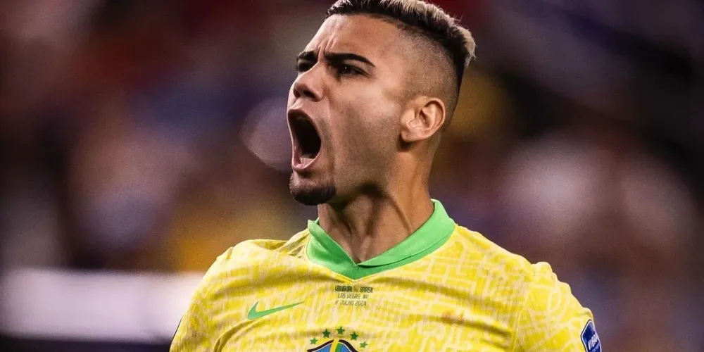 Andreas Pereira pela Seleão Brasileira