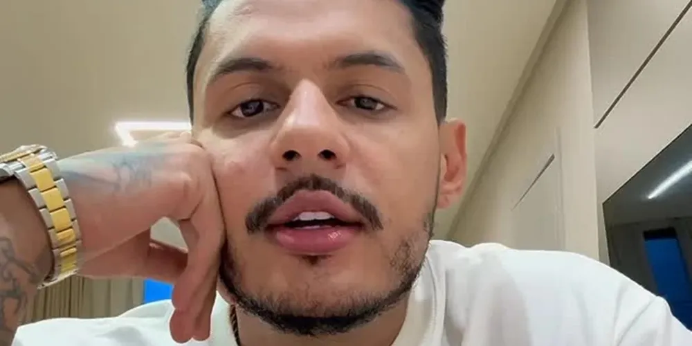 Hungria durante depoimento nas redes sociais